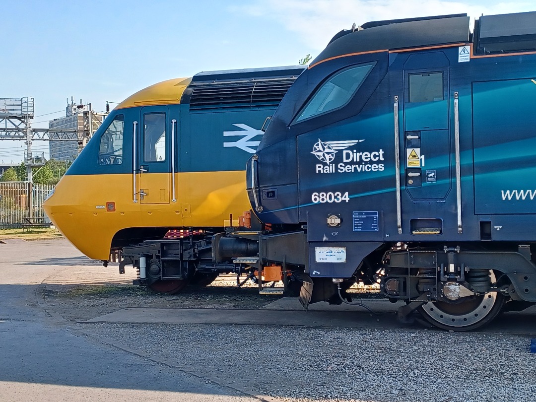 Trainnut on Train Siding: #photo #train #electric #diesel #depot some more photos of the locos and the APT with its nose cone open #Railriders