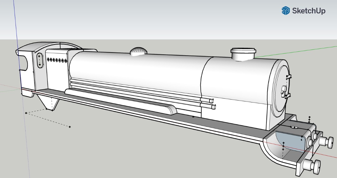 Hadren Railway on Train Siding: Well, here's the finished piece. Took all afternoon, so you lot had better like it! This body is meant for the Tri-ang
Princess Chassis...