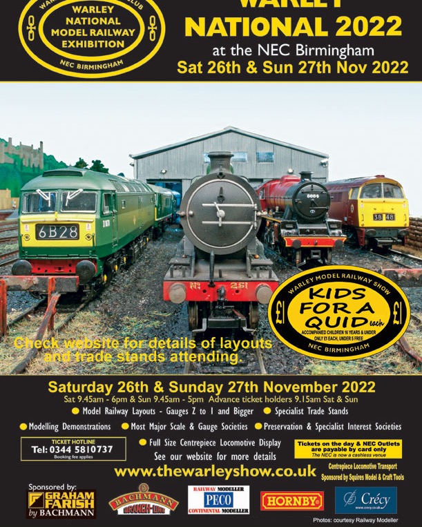 EBClass47 on Train Siding: Hello, is anyone going to the model railway show at the NEC on 26th-27th November? (I will be there 26th). If so please comment
below.