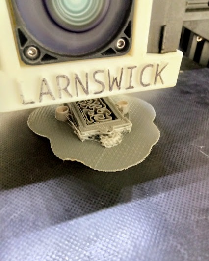 Larnswick UK on Train Siding: Working on a 3D model of freelance #009 #modelrailway loco today. This will fit a kato 109 #ngauge chassis, it has just started
printing...