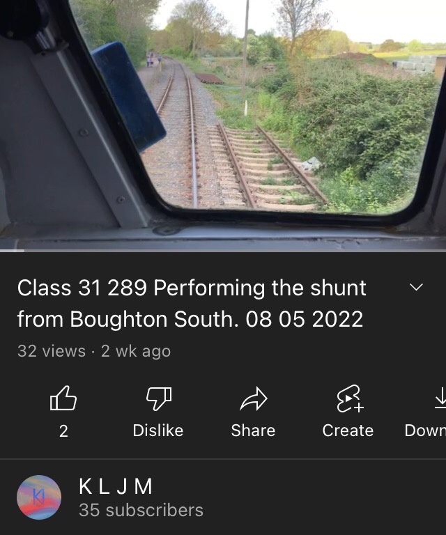 Kieran McMenemy on Train Siding: Due to the circumstances, one might be expected to remove this video in due-course time as the Dir. Chair. does not think
favourably...
