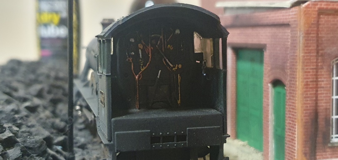 Timothy Shervington on Train Siding: My model of 6987 Shervington Hall as built resprayed and weathered plus decals were done by a friend of mine. The cab
detailing...