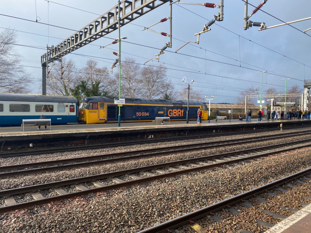 Sam Worrall on Train Siding: Half an hour or so at Rugeley Trent-Valley to see 50034 'Furious' and 50049 'Defiance' go through on a railtour
from London Euston to...