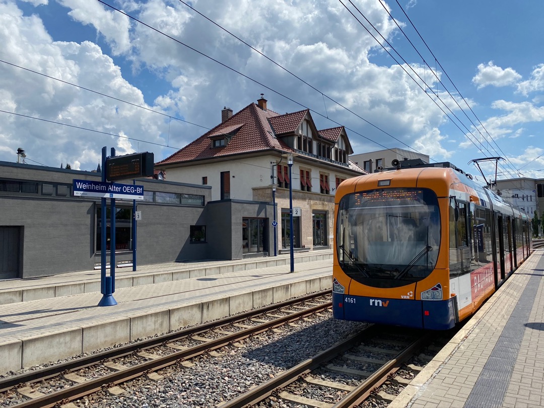 Frank Kleine on Train Siding: Visited the former OEG lines between Mannheim, Weinheim and Heidelberg today. Largely looks and feels like a tram, and within the
cities...