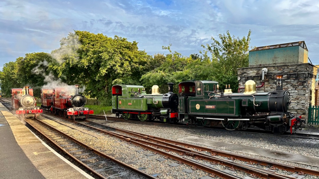 Michael Gates on Train Siding: A steam loco photo! As part of the Isle of Man celebration 'Year of the Railways 2023' (150 years of steam), a rare
moment as no less...