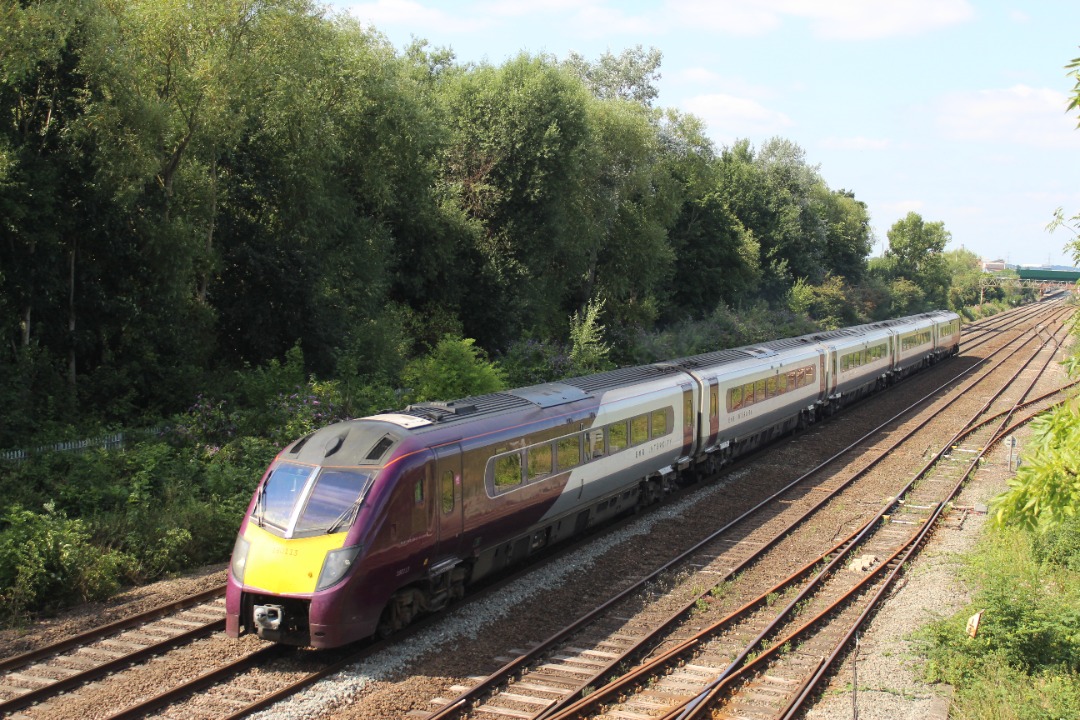 Jamie Armstrong on Train Siding: 180113 Working 1B52 1312 Nottingham to St Pancras International. Seen passing Little Moor Lane, Loughborough