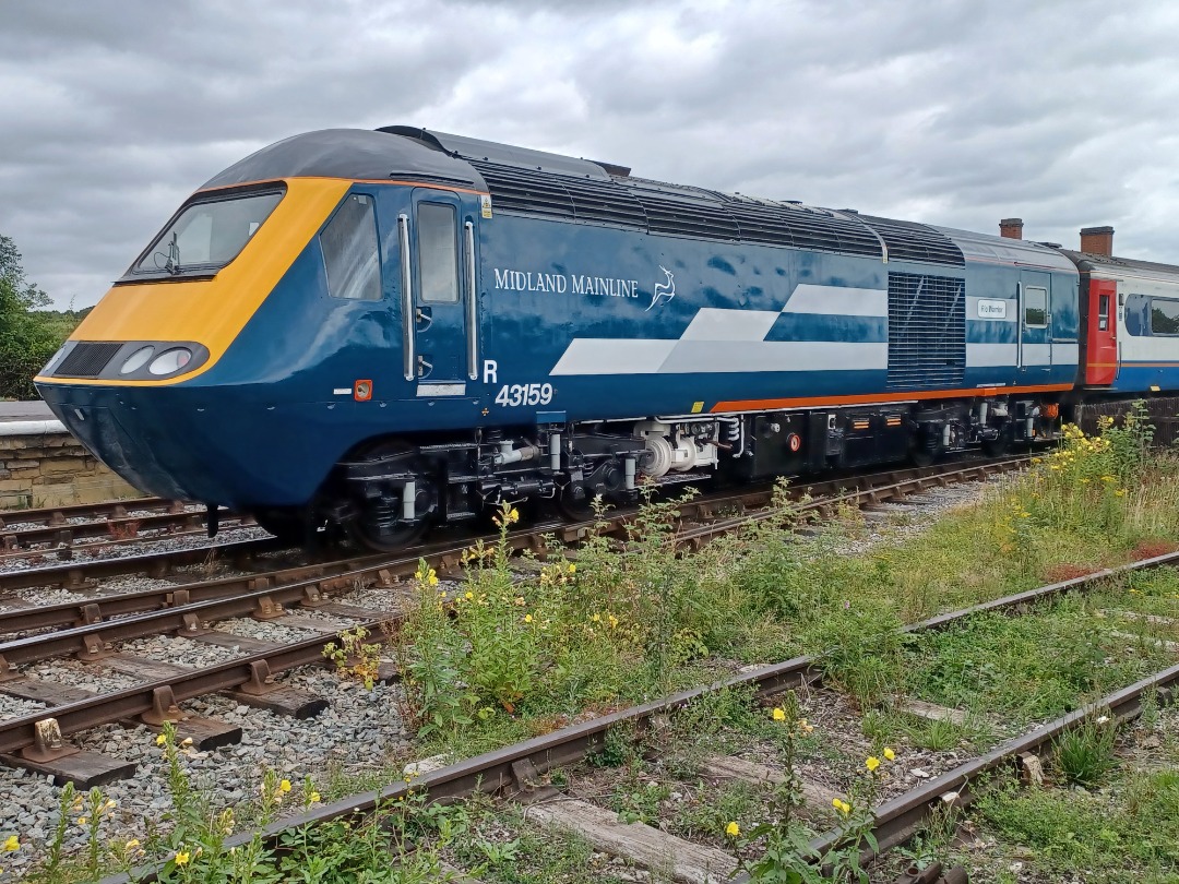 Trainnut on Train Siding: #photo #train #diesel #hst #station #125Group Debut weekend of 43159 Rio Warrior in its project Rio livery. Midland Railway Centre
at...
