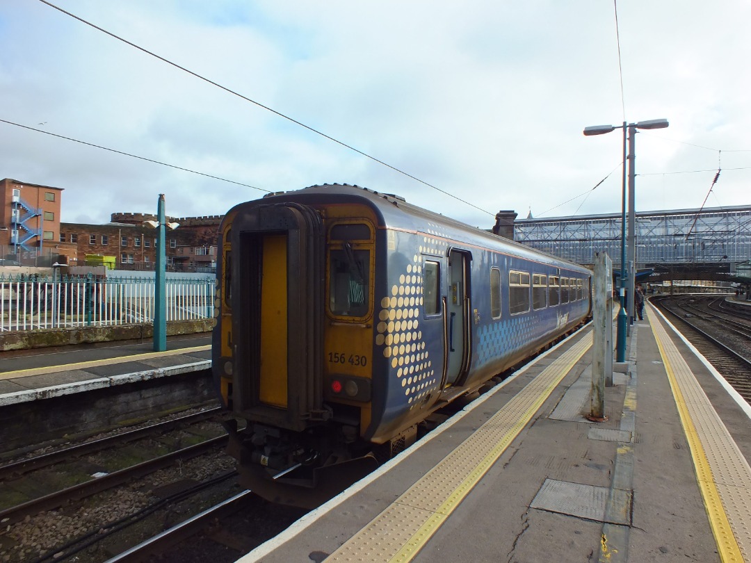 Cumbrian Trainspotter on Train Siding: ScotRail class 156s No. #156430 and #156507 stabled in Carlisle yesterday having arrived with 1L83 0913 Glasgow Central
to...