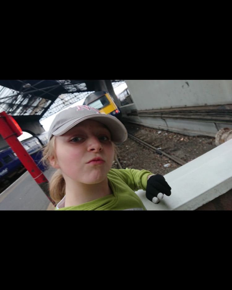 Jess Clark on Train Siding: Railway pics of me. When I was a stupid 11/12 year old. The one in the mask is during the virus 13 right now.