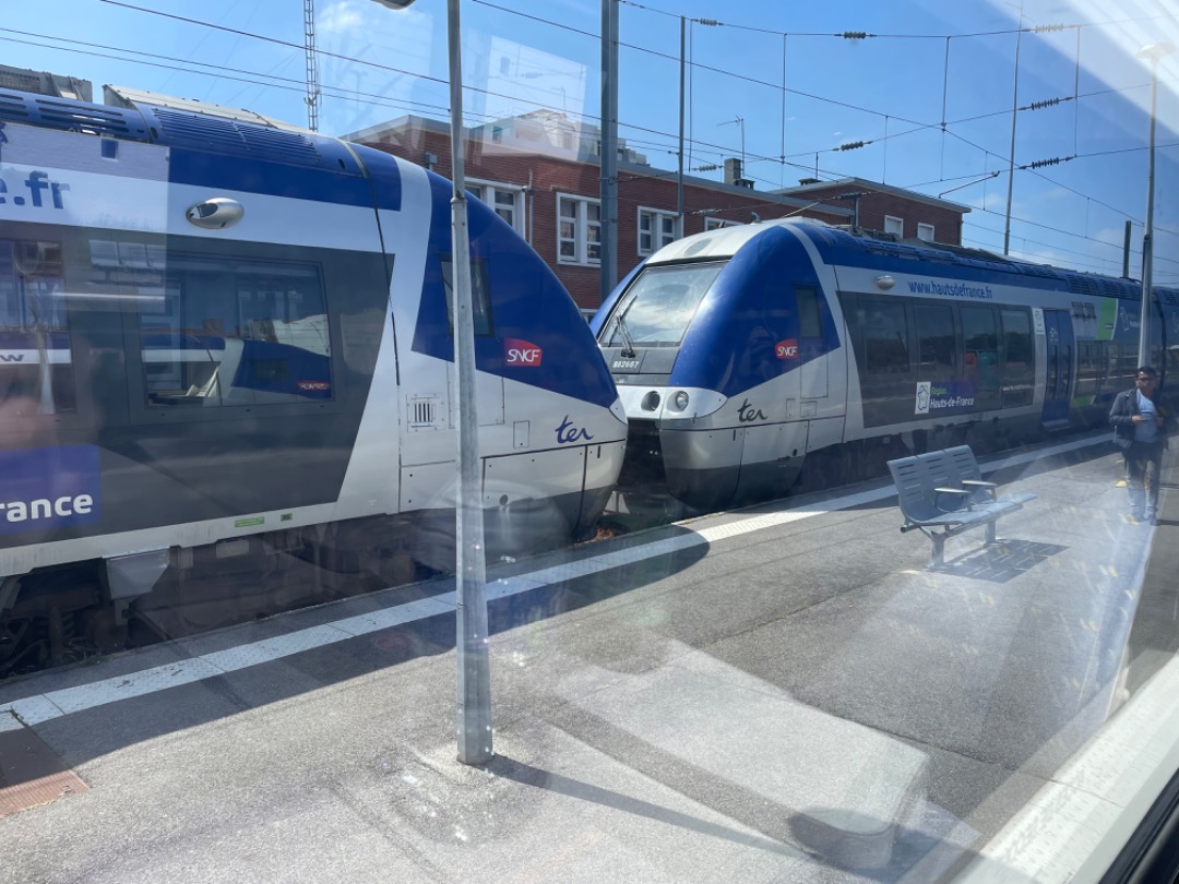 Andrea Worringer on Train Siding: Here's a closer look at a SNCF B 82763, they're built by Bombardier and the seats are very comfy.