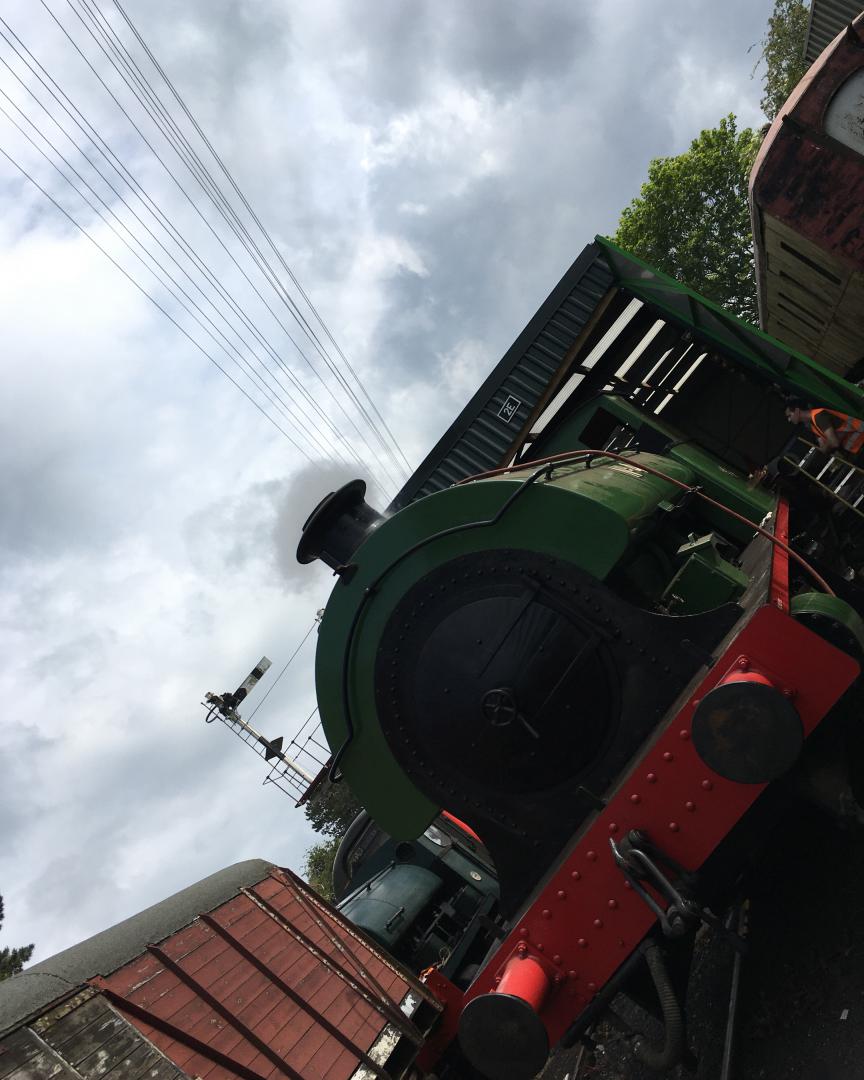 Kieran McMenemy on Train Siding: Saturday 26th, 2021; I was helping in the shed with getting No. 4 up to light steam for the first time in nearly a year.