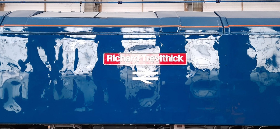 Inter City Railway Society on Train Siding: 69007 (as 56037) named “Richard Trevithick”by GWR Andrew Skinner at Arlington Fleet Eastleigh today. BR
Blue Livery and...