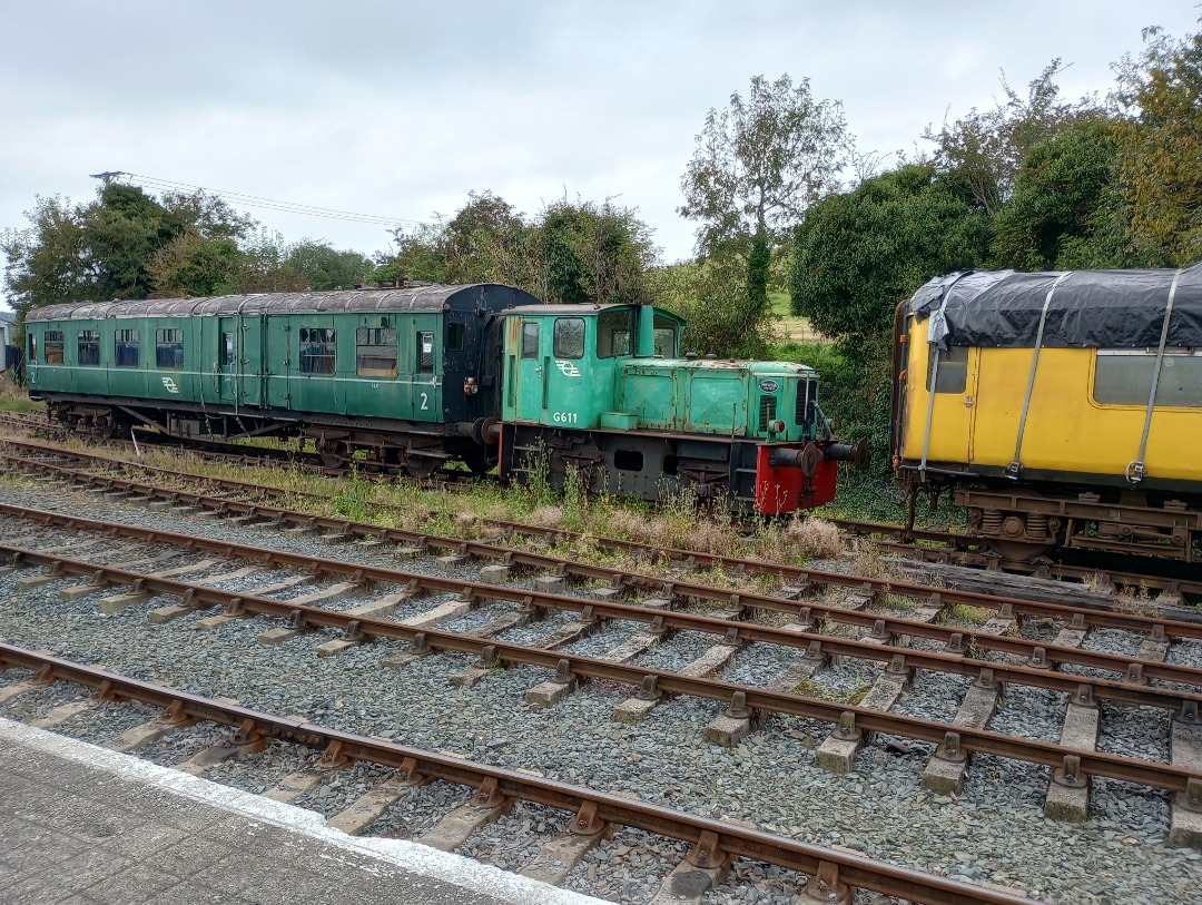 Hadren Railway on Train Siding: Part 4 - some miscellaneous photos from the yard at Downpatrick, including GSWR 90 in the workshop for the start of her
overhaul, an...