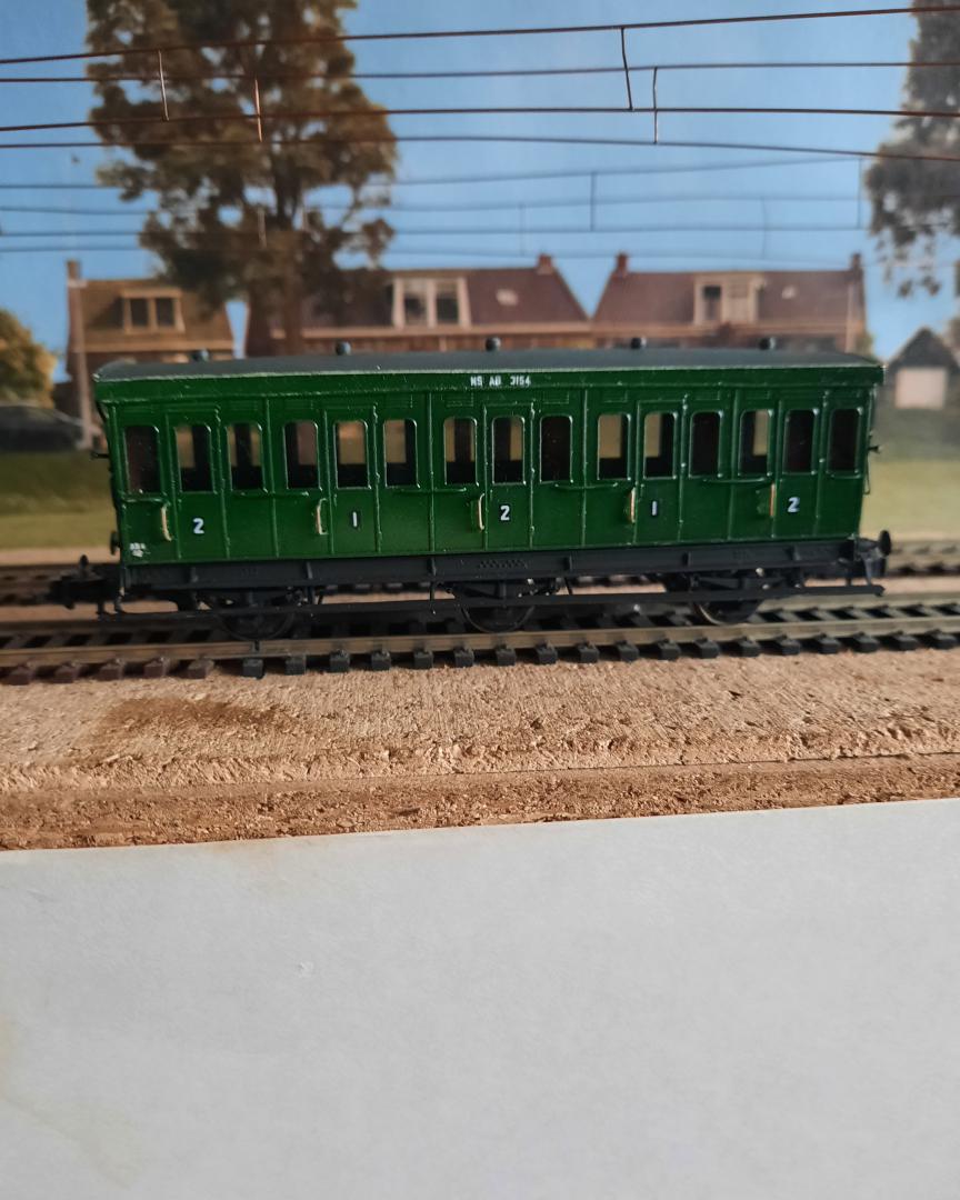 jllegierse, Jan on Train Siding: #modelrailway A model of an old Dutch 3 wheel car built from a Philotrain kit. I made a full description in Dutch how I made
this, if...