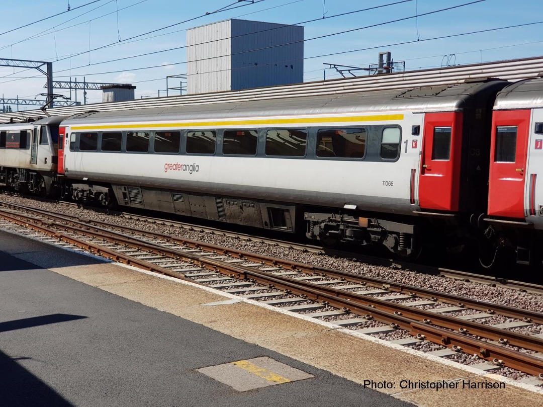 Chris van Veen on Train Siding: Mk3b FO No. 11066 at Colchester North on an InterCity working from London to Norwich in mid 2019.