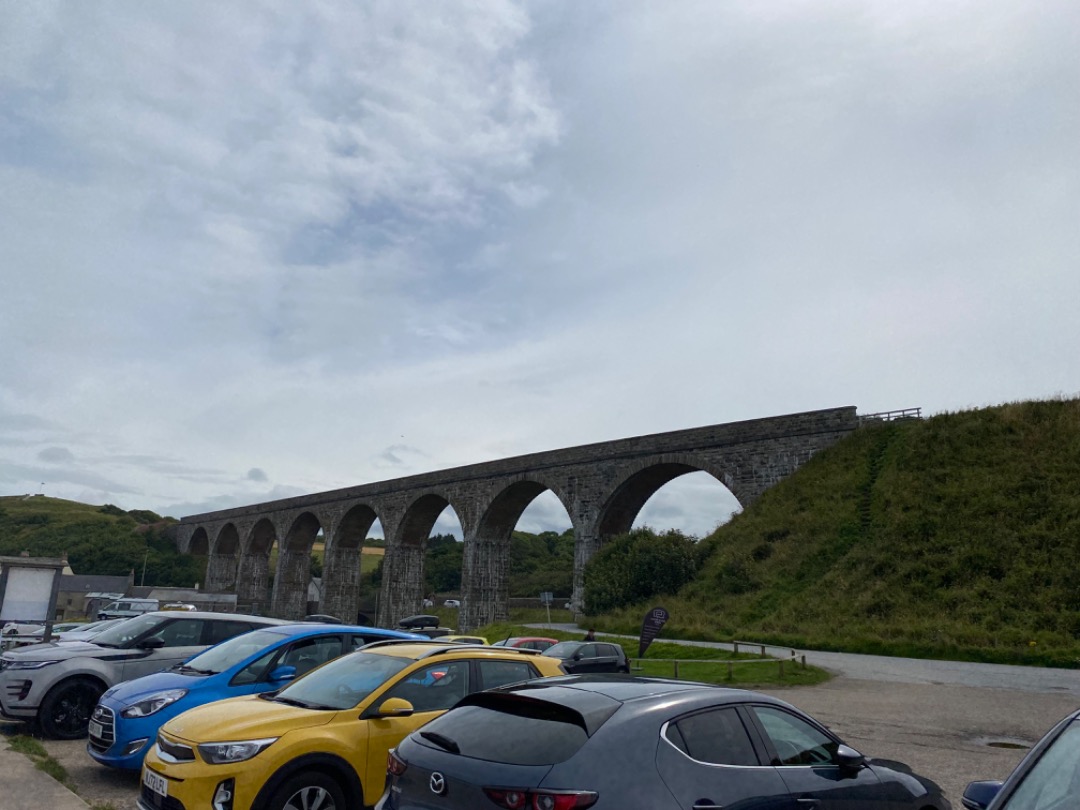 Sam Worrall on Train Siding: An image of Cullen viaduct, this connected the town of Cullen to the rest of the line between Aberdeen and Elgin (via Portsoy and
Buckie)...
