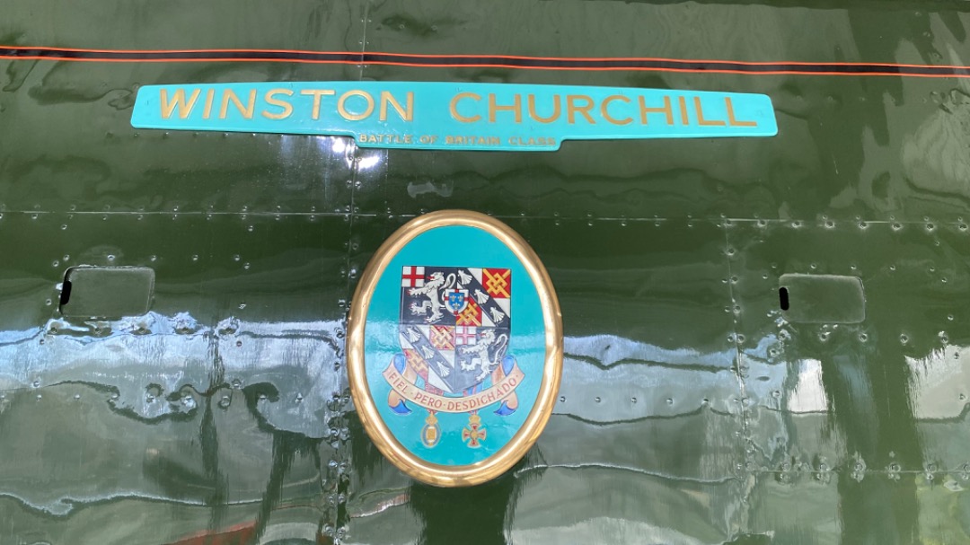 Tees Cottage Guy / James Evans on Train Siding: Here's some photos I took of 34051 Winston Churchill at Locomotion in Shildon. Keep an eye on my YouTube
channel Tees...