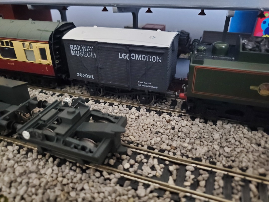 M. on Train Siding: Seen here after a little "magic" to get it fit into my collection, this humble little vent van is right at home with my other
locomotives. Any...
