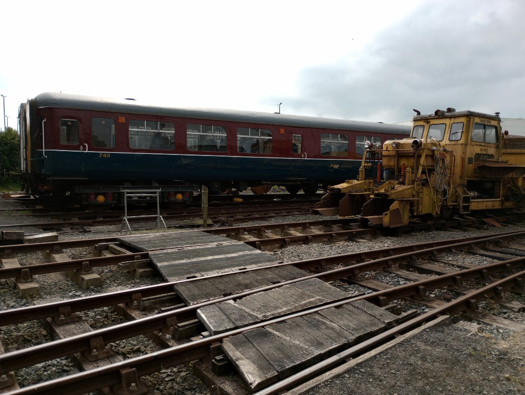 Hadren Railway on Train Siding: Part 4 - some miscellaneous photos from the yard at Downpatrick, including GSWR 90 in the workshop for the start of her
overhaul, an...