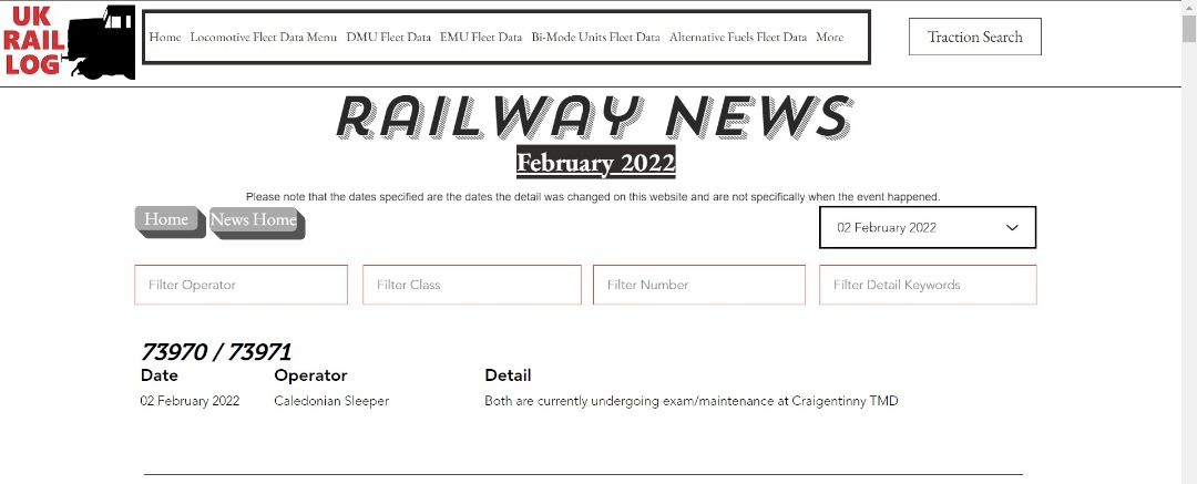 UK Rail Log on Train Siding: Today's stock update is now available in Railway News & includes more Class 456 units to store, the final Class 484
showing it's face and...