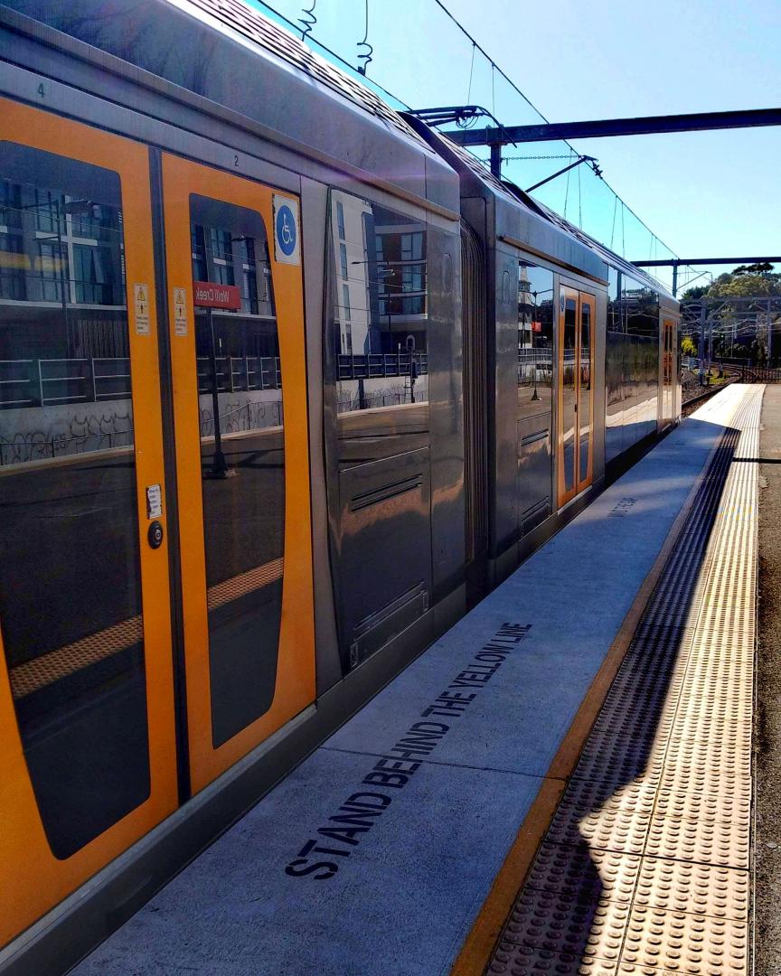 Shawn Dalla-Vecchia on Train Siding: An OScar that I forgot the target plate of departing Wolli Creek on a service to Bondi Junction