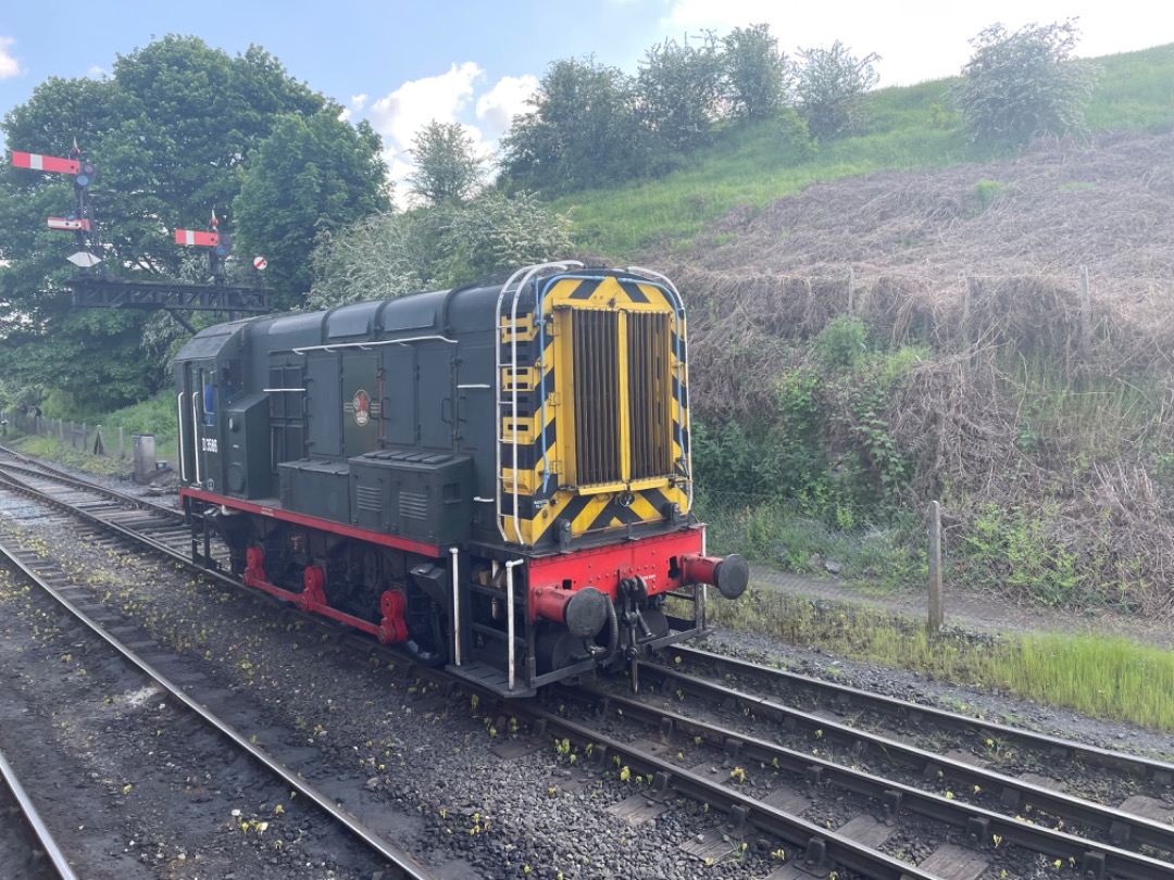 Andrea Worringer on Train Siding: Unfortunately class 20048 failed before its journey to Kidderminster, so shunter D3586 was brought out to shunt it back into
the...