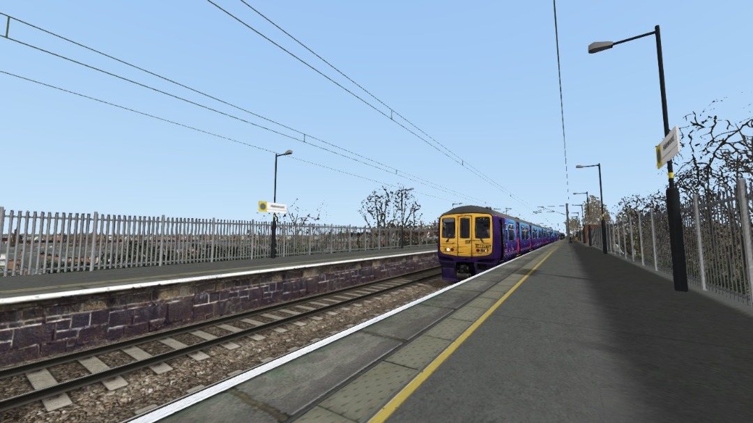 MKDSFan /XxDubStepLuigi on Train Siding: #simulator #transportdash An unknown class 319 passes an unknown station on the Liverpool - Manchester line
