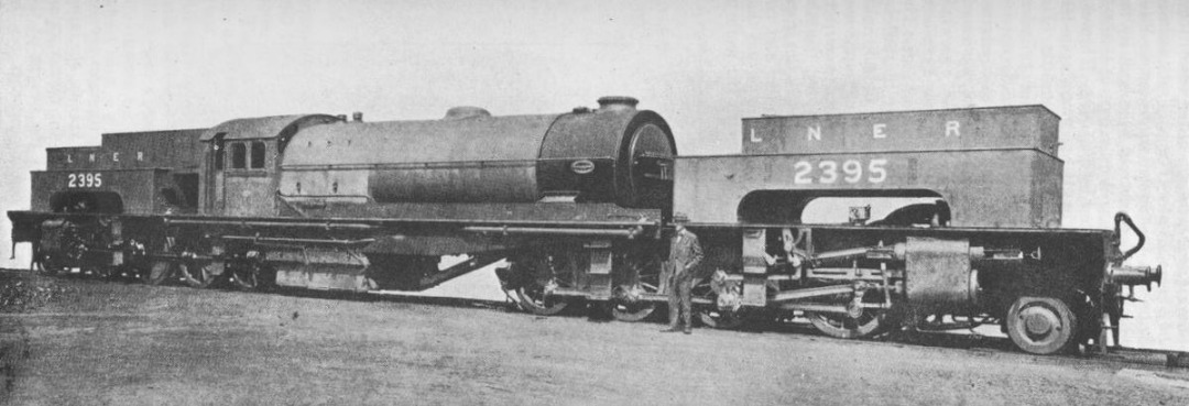 Steam Crazy on Train Siding: Here are some unique engines to say the least. The first one is The LNER U1 Garrett Banking Engine. It was designed to have bigger
coal...