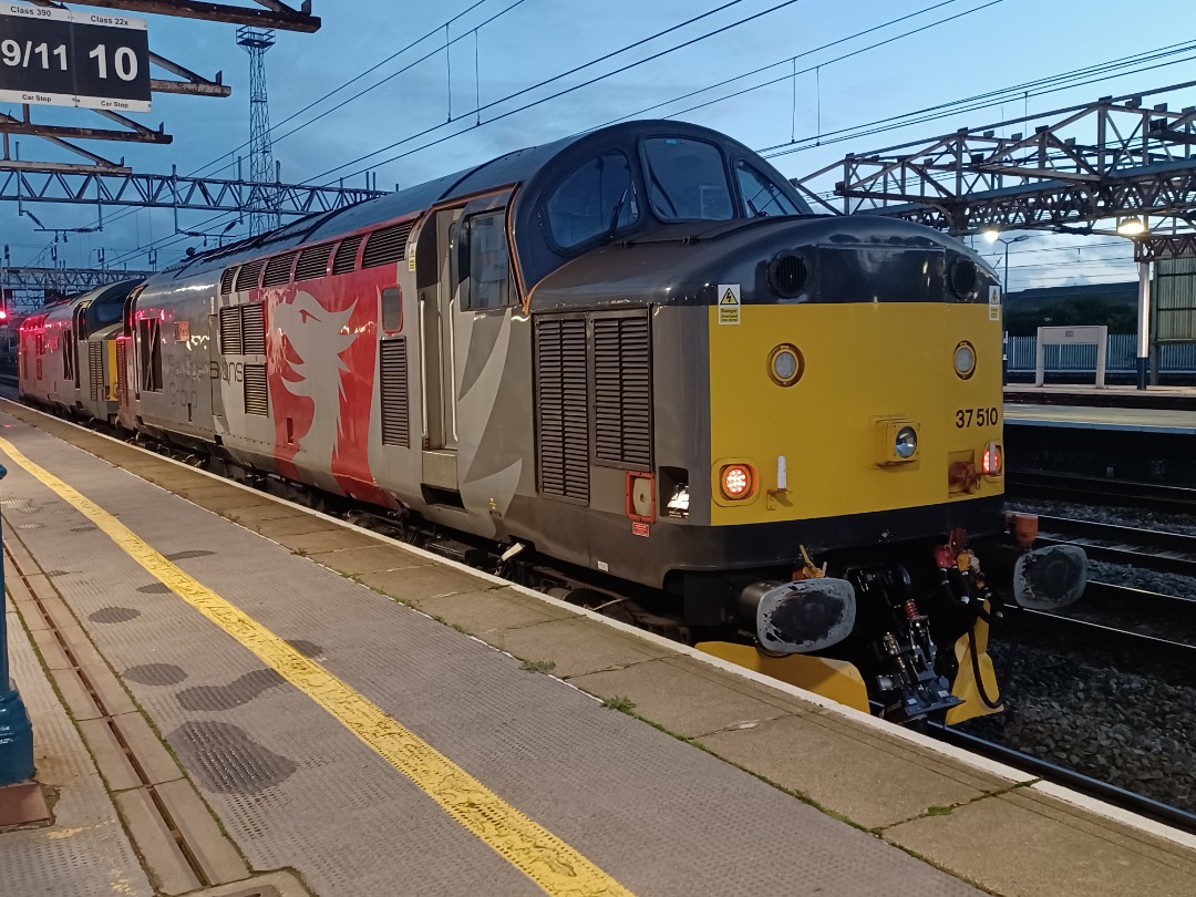 Trainnut on Train Siding: #photo #train #diesel #depot #electric #station 50015, 60046, D345, 66428, 91120, 37510, 37667 at Crewe and Bury & Rawtenstall